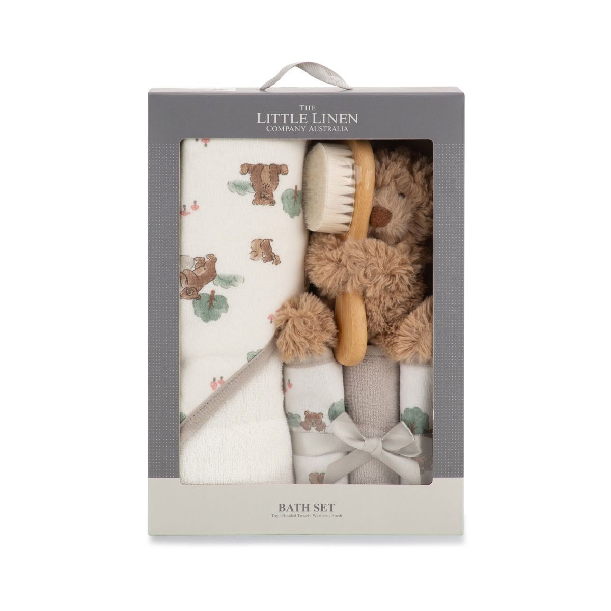 Baby First Little Linen Bath Gift Set